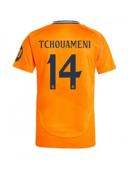 Real Madrid Aurelien Tchouameni #14 Replika Borta Kläder 2024-25 Kortärmad